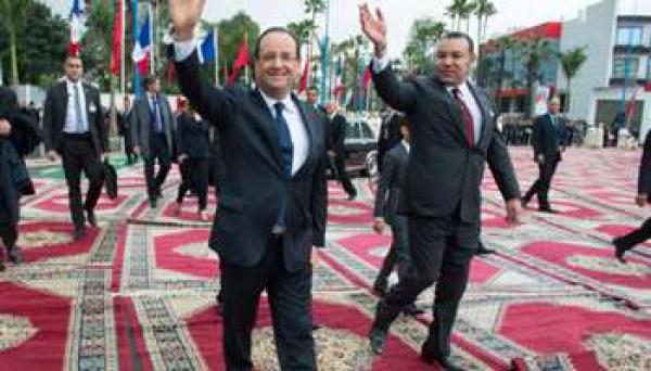 الرئيس الفرنسي تحدث مع الملك عن نواقص المجال الحقوقي المغربي