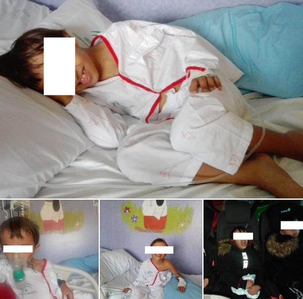 قلوب الحجر...ضابط أمن بباب سبتة يتعمد منع مرور سيارة بها 3 أطفال معاقين ويعرض حياتهم لخطر حقيقي