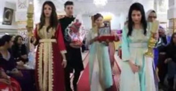 بالفيديو.. مفاجأة عروس مغربية لأمها يوم زفافها