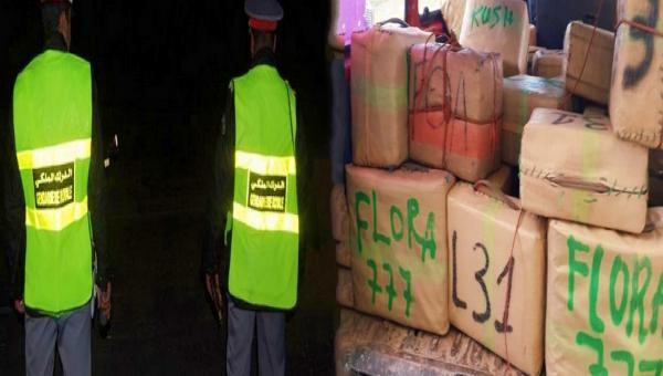 صدفة "غريبة" تقود درك الصخيرات إلى ضبط 5 أطنان من مخدر "الشيرا"  على متن سيارة