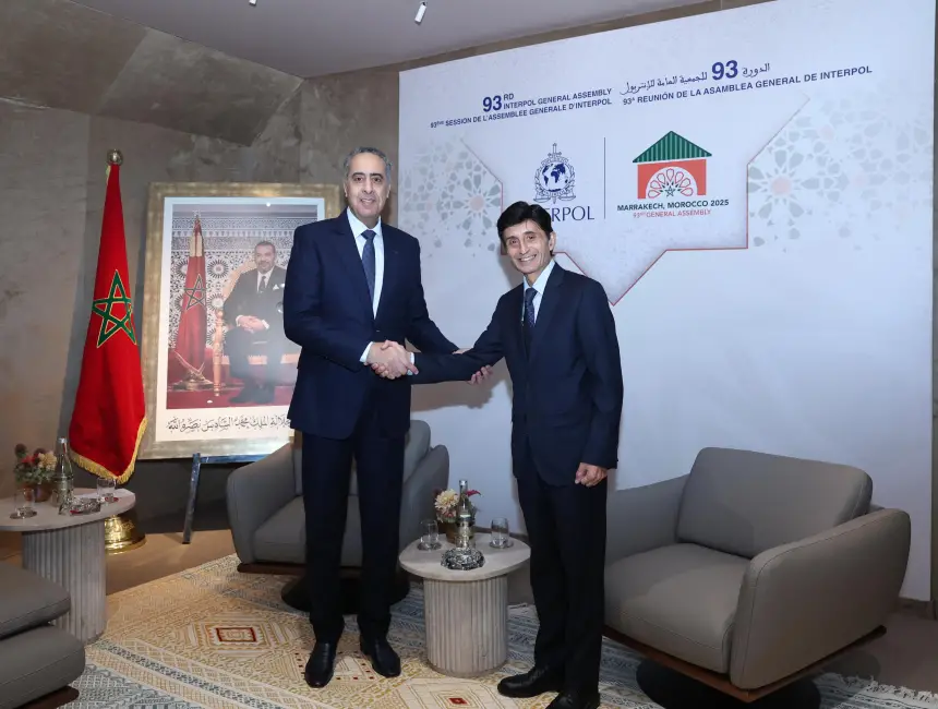 حموشي يستقبل بمراكش رئيس جهاز الشرطة التابع لهيئة الأمم المتحدة