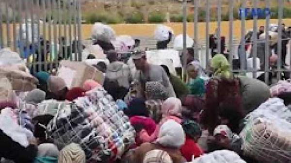 وفاة سيدة إثر التدافع والازدحام بباب سبتة