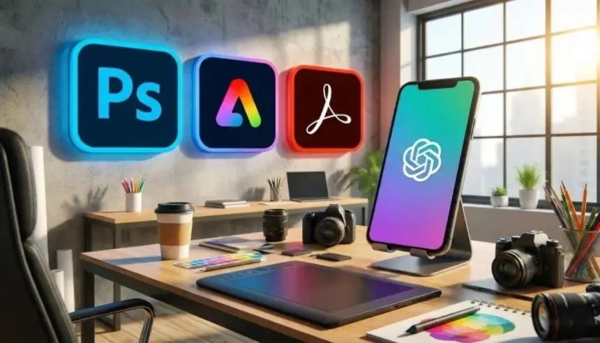 أدوبي تدمج فوتوشوب وإكسبرس وأكروبات داخل شات جي بي تي