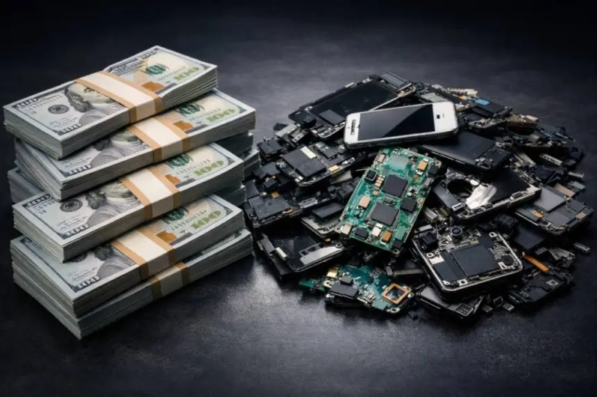 باحثون يطورون طريقة لاستخلاص الذهب من النفايات الإلكترونية باستخدام ألياف بروتينية