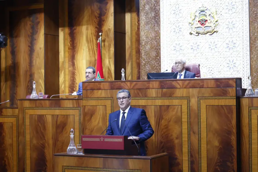 أخنوش يستحضر بمجلس النواب تأكيد جلالة الملك على إقامة اقتصاد اجتماعي تمتزج فيه الفعالية الاقتصادية بالتضامن الاجتماعي