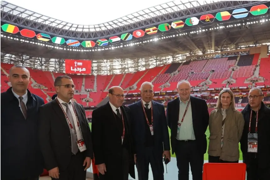 وفد أمني بريطاني يزور مركب مولاي عبد الله تزامنا مع مباراة المغرب ونيجيريا(فيديو+صور)