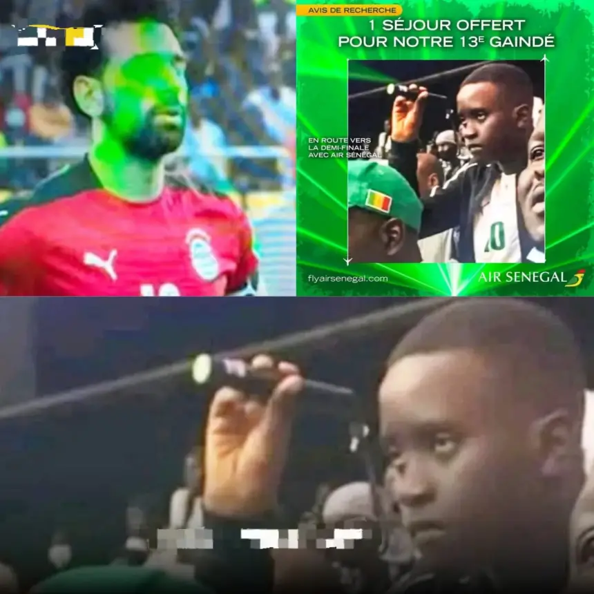 بعد أربع سنوات.. الخطوط الجوية السينغالية تبحث عن مسلط "الليزر" على وجه محمد صلاح لسبب غريب