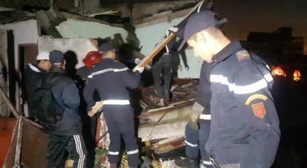 فاجعة أخرى...منزل ينهار على رؤوس قاطنيه بالدار البيضاء ويتسبب في تيتيم 3 أبناء