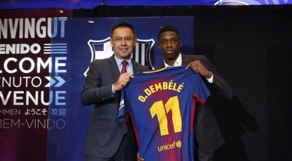 تسريب راتب عثمان ديمبلي مع برشلونة