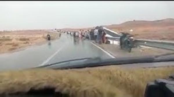 انقلاب حافلة بورزازات يخلف عدة ضحايا