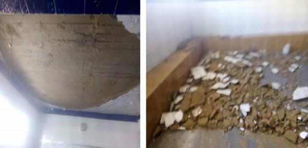 عاجل: انهيار سقف حامة "عين الله"  فوق رؤوس المستحمِّين