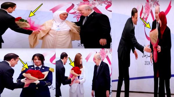 في اليوم العالمي للمرأة .. شوهة "أزمة الورود" تجر موجة سخرية على نظام تبون (فيديو)