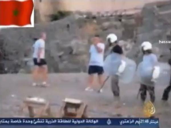 رفع العلم المغربي فوق جزيرة باديس
