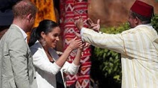 شاهد: هاري وميغان في نادي فروسية مغربي شهير