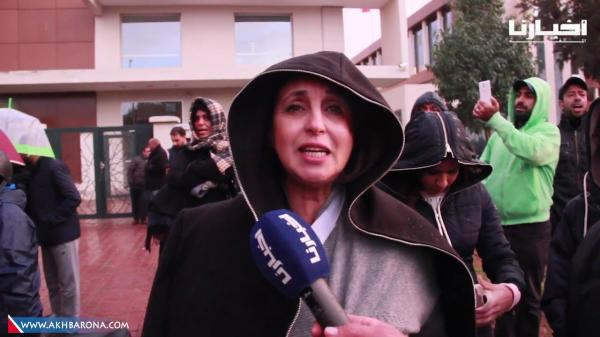 منيب وفعاليات حقوقية في وقفة احتجاجية قبل الحكم على الزفرافي ورفاقه