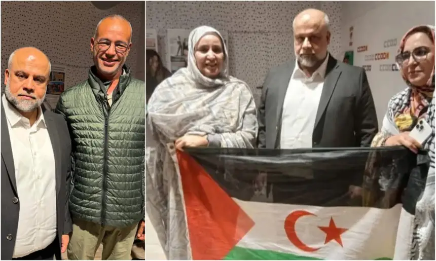 بالفيديو.. هذه حقيقة الصورة التي التقطت لوائل الدحدوح مع مرتزقتين تحملان "شرويطة" البوليساريو