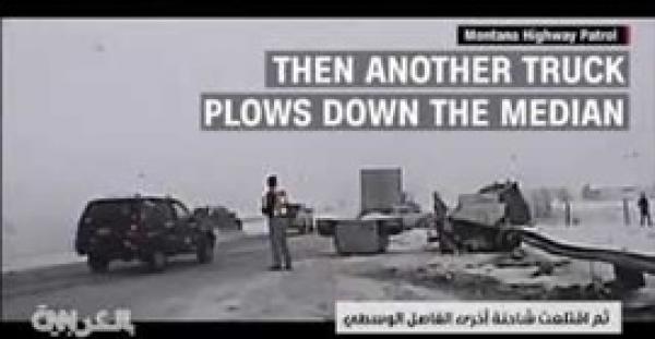 بالفيديو.. امرأة تنجو من الموت ثلاث مرات متتالية