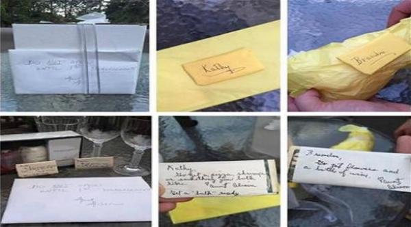 زوجان يفتحان هدية الزفاف بعد 9 سنوات