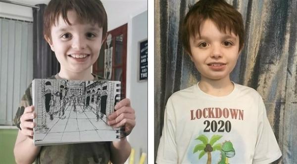 طفل مصاب بالتوحد يرسم صوراً معقدة بتفاصيل مدهشة