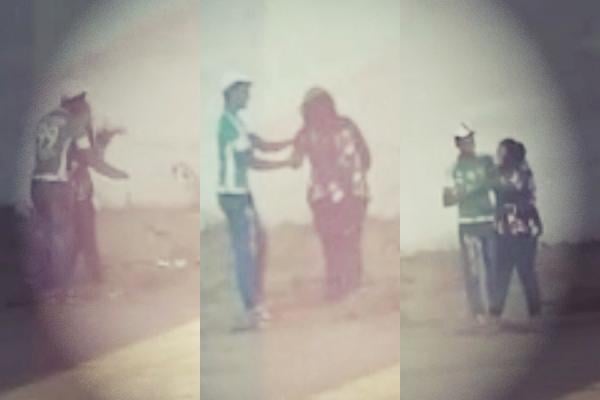 بالفيديو : شباب يخلصون " سرباية " من قبضة " مقرقب " حاول اغتصابها في الشارع العام