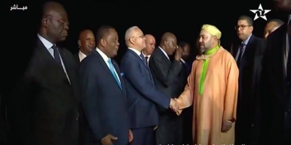 بالفيديو.. لحظة وصول الملك محمد السادس إلى الكونغو