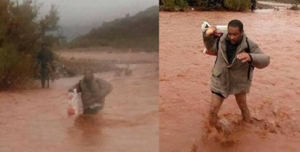 تحية إجلال...رجال تعليم يتحدون الطبيعة لتعليم أبناء الفقراء مقابل "جوج فرانك ديال بصح"