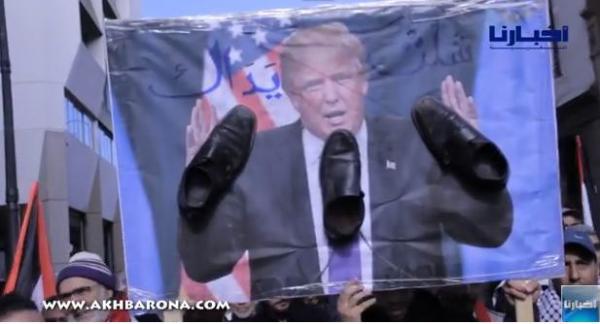 بالفيديو: آراء قوية للمغاربة خلال مسيرة نصرة القدس