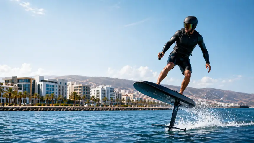 المغرب يحتضن أول كأس عالمية بإفريقيا للوح المائي الطائر "إي فويل"