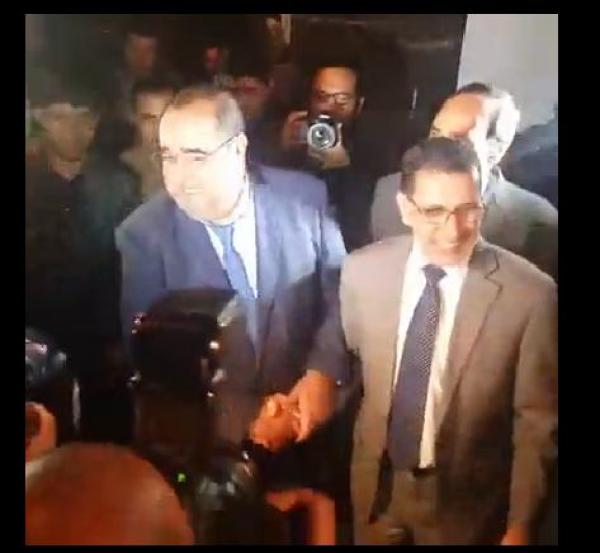 هكذا كان لقاء لشكر مع سعد الدين العثماني في اطار مشاورات تشكيل الحكومة