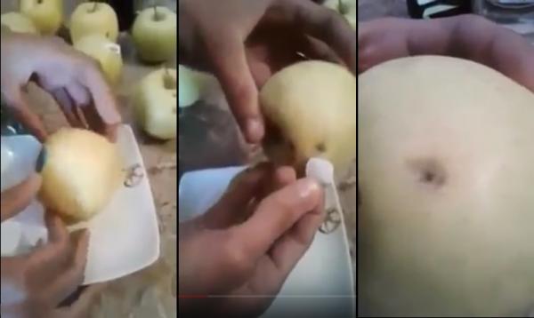 حذاري من بعض التفاح الذي يباع في الأسواق