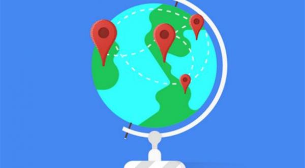 جدول زمني من خرائط غوغل لأماكن تمت زيارتها سابقاً