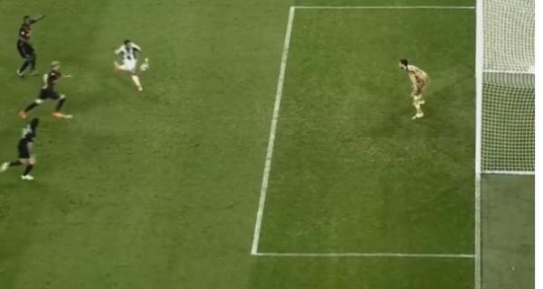 أول هدف رسمي لبنعطية مع اليوفي