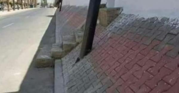صورة .. ممر للراجلين في برشيد يثير السخرية على الفايسبوك