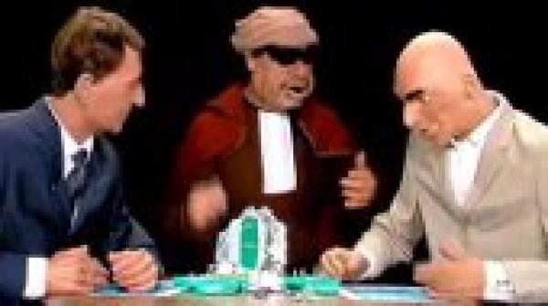 القذافي يتسلى