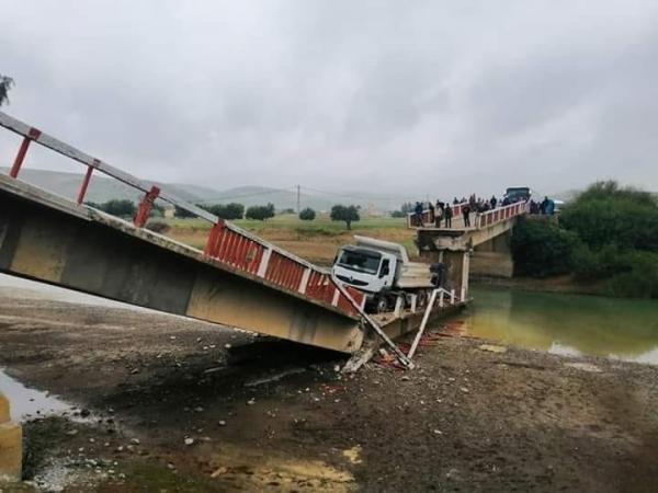 انهيار قنطرة إسمنتية ضواحي تاونات وسط مطالب بضرورة فتح تحقيق  فوري(صور)