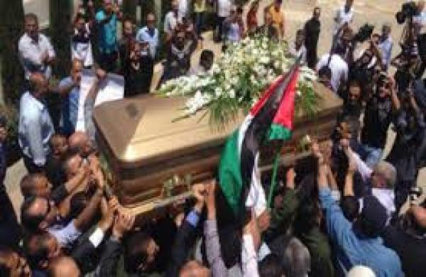 تشييع جثمان طارق عزيز إلى مثواه الأخير في الأردن