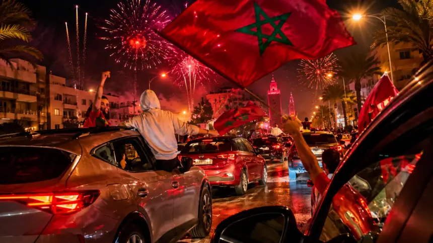 ليلة استثنائية بالرباط.. احتفالات عارمة بتأهل الأسود على حساب هولندا!