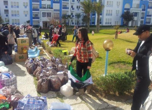 تقديم مساعدات إنسانية للأسر السورية بمرتيل‏