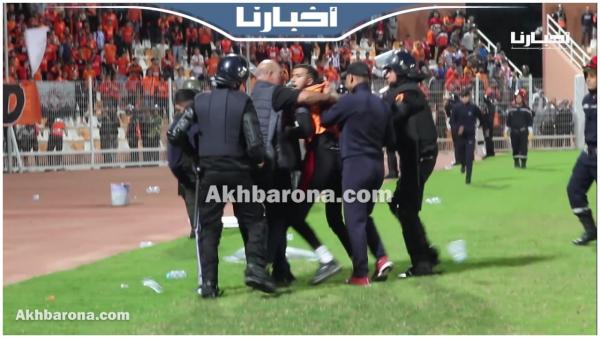 تدخلات أمنية بعد إقصاء نهضة بركان من كأس الكاف