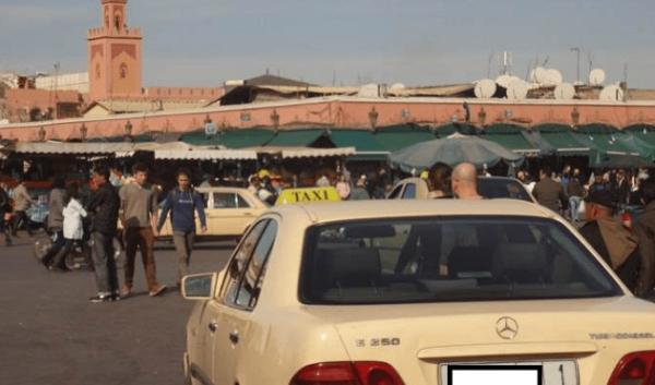 حدث بمراكش...سائق "تاكسي" يطلب مبلغا خياليا من سائح أجنبي وهذا مصيره