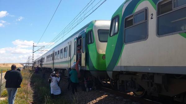 ركاب يعيشون رعبا حقيقيا بعد نشوب حريق بإحدى عربات قطار متوجه إلى الدارالبيضاء