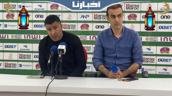 لمباركي يتحدث عن التعادل أمام الرجاء رغم التفوق العددي