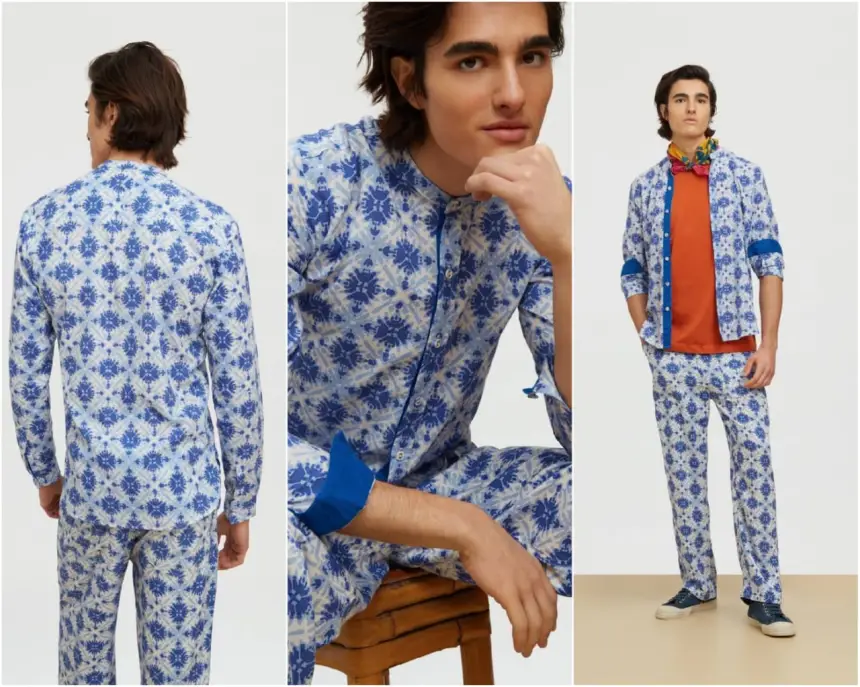 سانتوريني المغربي.. ماركة عالمية تقصف الجزائر بقميص مستوحى من زخارف زليج المملكة المغربية