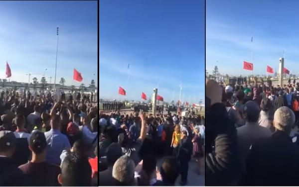 بالفيديو: مواطنون يرفعون شعار "أخنوش إرحل" بحضور الملك محمد السادس بطنجة