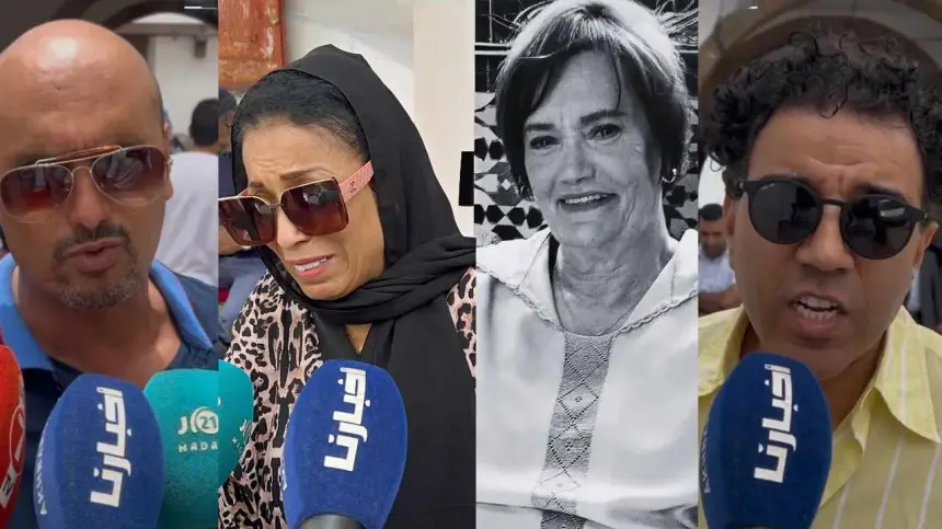 جنازة مهيبة للفنانة نعيمة بوحمالة وسط مشاهد مؤثرة لفنانين وأصدقاء ومقربين وشهادات ترثيها