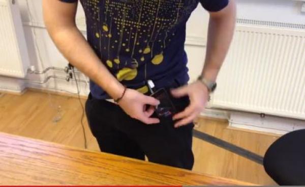 بالفيديو: حزام يشحن هاتفك وهو في جيبك