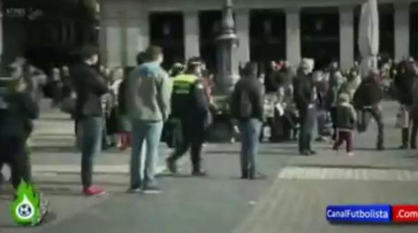 اعتقال مشجع انجليزي بسبب مراوغته للشرطة