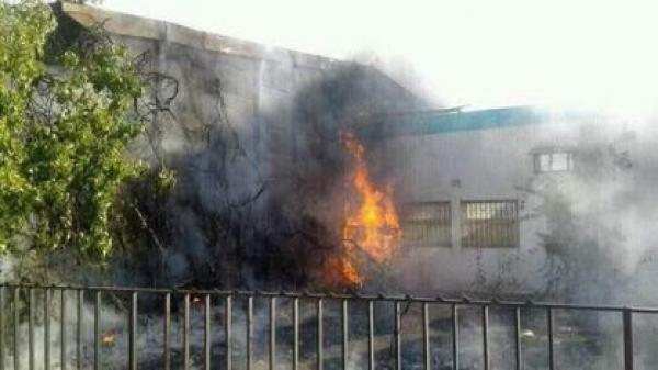 النيران تلتهم جزءا من كلية الحقوق ظهر المهراز بفاس