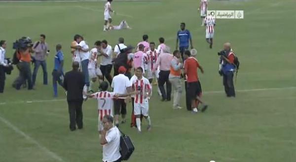 الفرحة الودادية بعد التأهل للنهائي