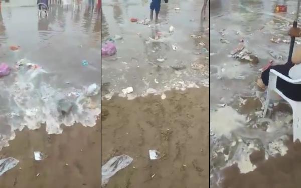 شاهد كيف أصبح شاطئ المحمدية الذي كان يضرب به المثل من حيث النظافة